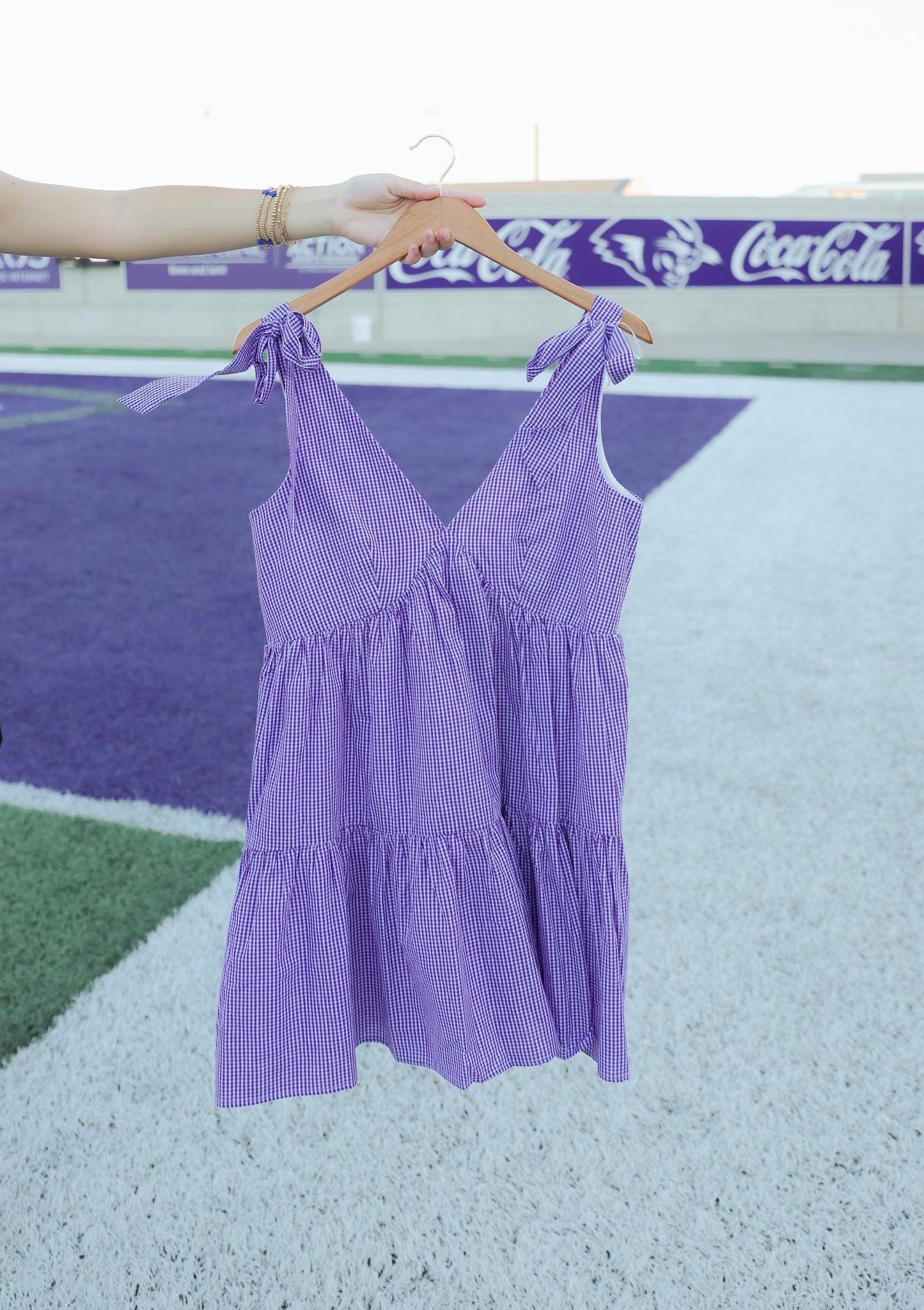 Gameday Gingham Dress