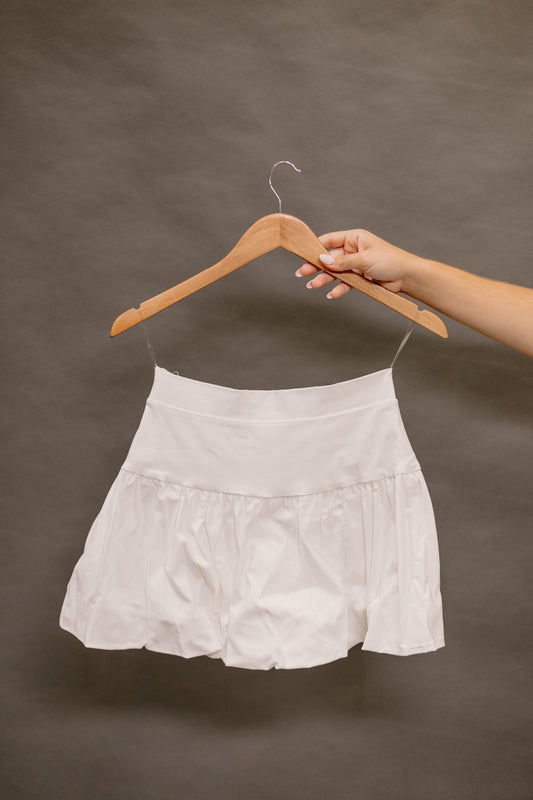 White Bubble Skirt