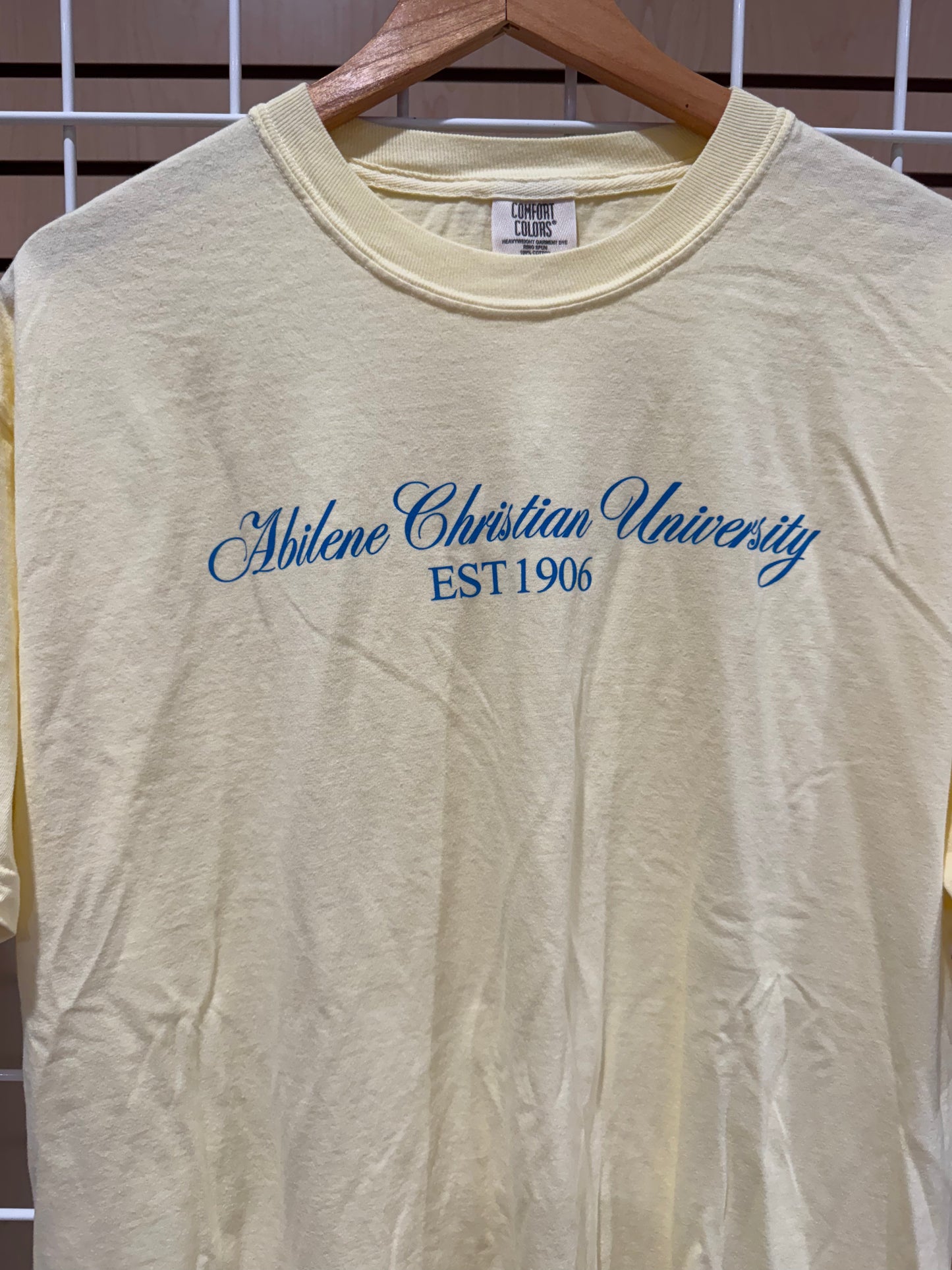 Yellow "Abilene Christian University" Tee
